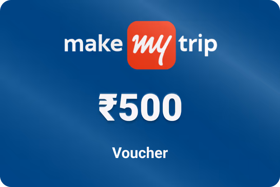 MakeMyTrip Shopping Voucher — Up to 30% off, from ₹350